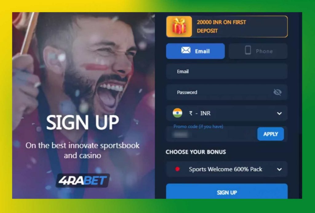 4rabet use promo code