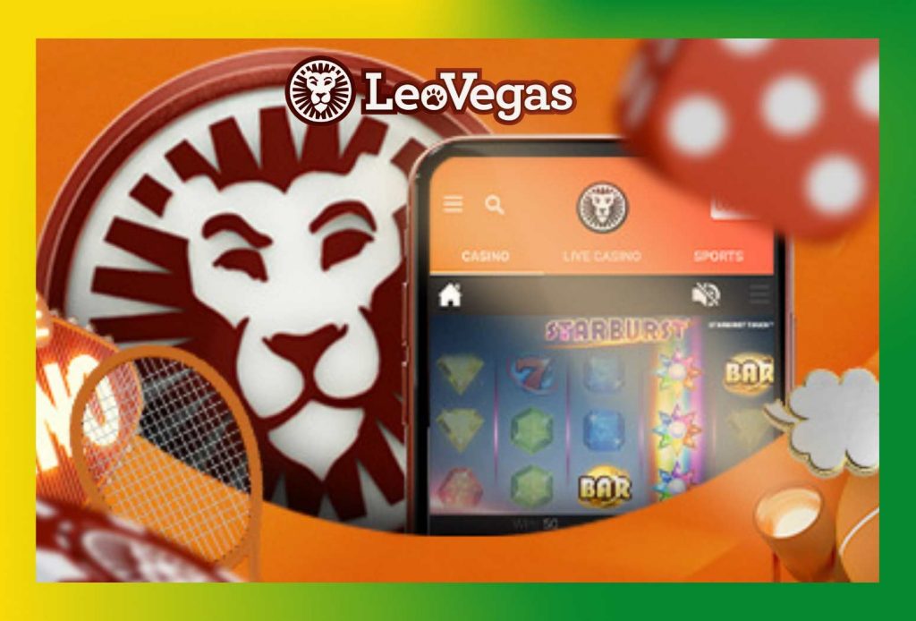interface of Leovegas app